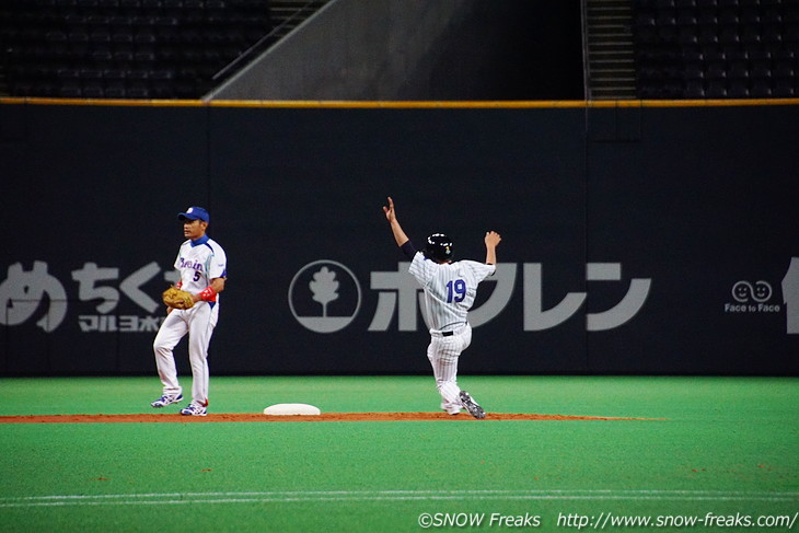 井山敬介さん率いる野球チーム「NEW WALK YANKEES」 vs Brain presents タマキちゃんを応援しよう!!チャリティーゲーム in 札幌ドーム